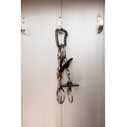 Mosquetón de aluminio Safety Grooming Deluxe de Kentucky Negro