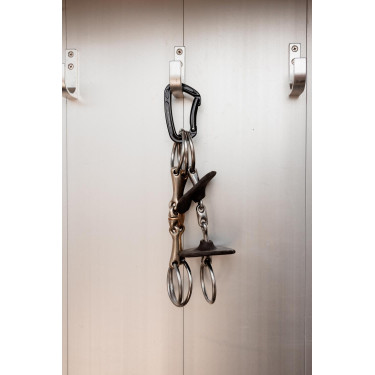 Mosquetón de aluminio Safety Grooming Deluxe de Kentucky Negro