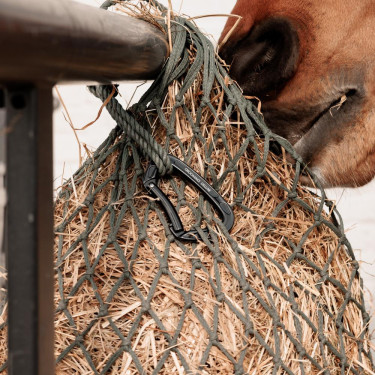 Mosquetón de aluminio Safety Grooming Deluxe de Kentucky Negro