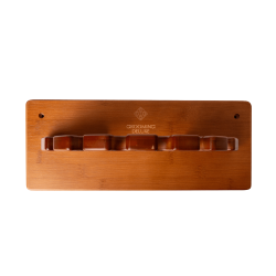 Porta-variadores redondo Grooming Deluxe de Kentucky Madera Beige