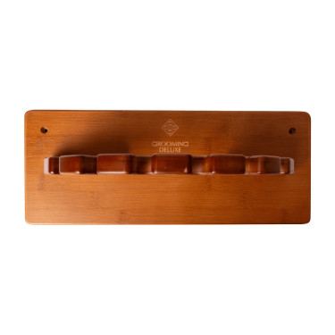 Porta-variadores redondo Grooming Deluxe de Kentucky Madera Beige Porta-variadores redondo Grooming Deluxe de Kentucky Madera Beige