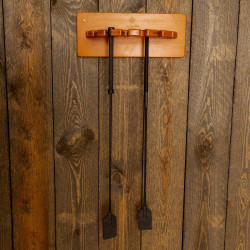 Porta-variadores redondo Grooming Deluxe de Kentucky Madera Beige