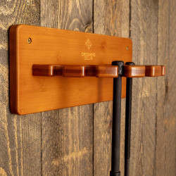 Porta-variadores redondo Grooming Deluxe de Kentucky Madera Beige