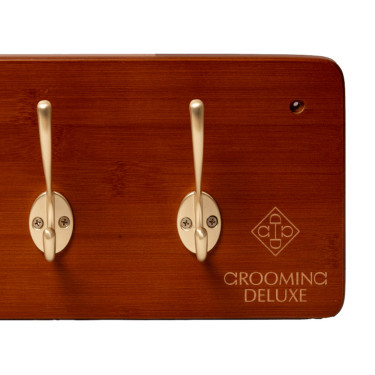Percha para cinchas y chaquetas 10 ganchos Grooming Deluxe de Kentucky Madera Beige Percha para cinchas y chaquetas 10 ganchos Grooming Deluxe de Kentucky Madera Beige