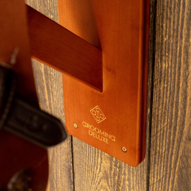 Soporte para silla Pro Grooming Deluxe de Kentucky Madera Beige