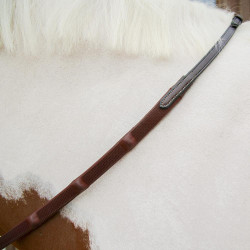 Riendas de goma Dy'on 1/2 con 7 topes integrados Castaño Marrón Riendas de goma Dy'on 1/2 con 7 topes integrados Castaño Marrón