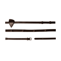 Riendas de goma Dy'on 1/2 con 7 topes integrados Castaño Marrón Riendas de goma Dy'on 1/2 con 7 topes integrados Castaño Marrón