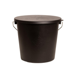 Cubo con tapa Grooming Deluxe de Kentucky Negro Cubo con tapa Grooming Deluxe de Kentucky Negro