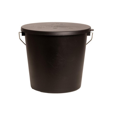 Cubo con tapa Grooming Deluxe de Kentucky Negro Cubo con tapa Grooming Deluxe de Kentucky Negro