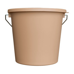 Cubo con tapa Grooming Deluxe de Kentucky Beige Cubo con tapa Grooming Deluxe de Kentucky Beige