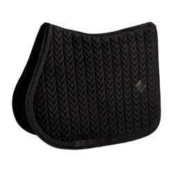Manta de salto Kentucky Velvet Mini Pearls Negro