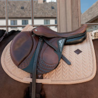 Manta de salto Kentucky Velvet Mini Pearls Negro