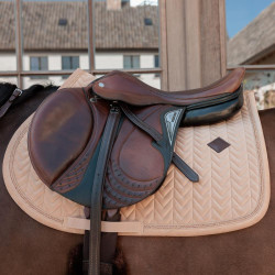Manta de salto Kentucky Velvet Mini Pearls Beige Manta de salto Kentucky Velvet Mini Pearls Beige