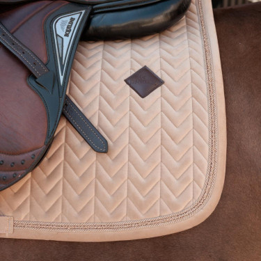 Manta de salto Kentucky Velvet Mini Pearls Beige Manta de salto Kentucky Velvet Mini Pearls Beige