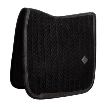 Mantilla Kentucky Velvet Mini Pearls Dressage Negro