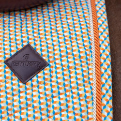 Manta de silla de terciopelo Kentucky estampada Colorido Manta de silla de terciopelo Kentucky estampada Colorido