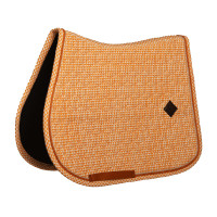 Manta de silla de terciopelo Kentucky estampada Colorido Naranja