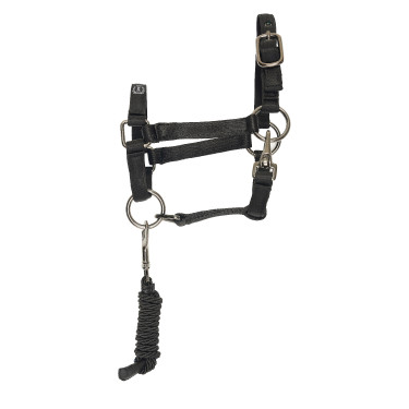 Cabezada para caballo de palo Imperial Riding Free Spirit Negro