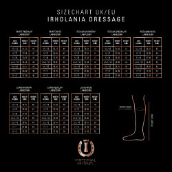 Botas de equitación Imperial Riding Olania Dressage Largas/Regulares Burdeos