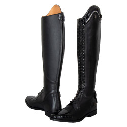 Botas de equitación Imperial Riding Olania Dressage Cortas/Anchas Negro / negro cocodrilo Botas de equitación Imperial Riding Olania Dressage Cortas/Anchas Negro / negro cocodrilo