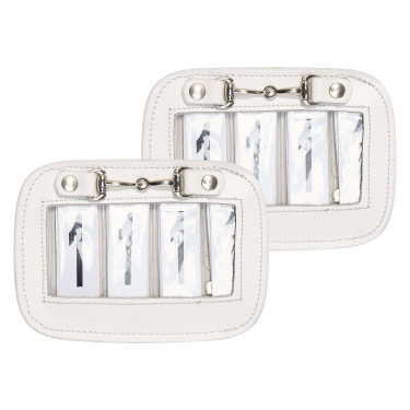 Número de competición HV Polo Gloria square por 2 Blanco Número de competición HV Polo Gloria square por 2 Blanco