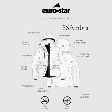 Chaqueta Euro-Star Ambra Negro Chaqueta Euro-Star Ambra Negro
