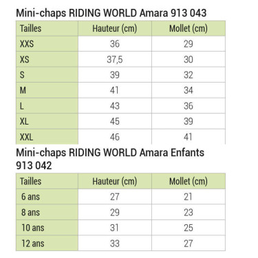 Polainas Riding World Amara Polainas Riding World Amara