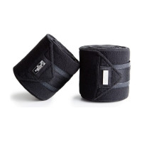 Vendajes de polo Equestrian Stockholm Todo negro brillante