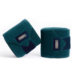 Vendajes de polo Equestrian Stockholm Esmeralda Verde