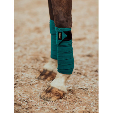Vendajes de polo Equestrian Stockholm Esmeralda Verde