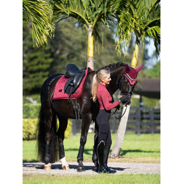 Base Layer Equestrian Stockholm Air Breeze Sunshirt mujer Burdeos
