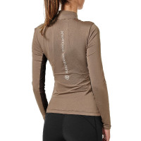 Base Layer Equestrian Stockholm Air Breeze Sunshirt mujer Edición Noir Negro
