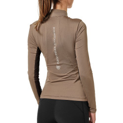 Base Layer Equestrian Stockholm Air Breeze Sunshirt mujer Champán Beige