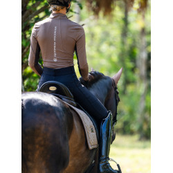 Base Layer Equestrian Stockholm Air Breeze Sunshirt mujer Champán Beige