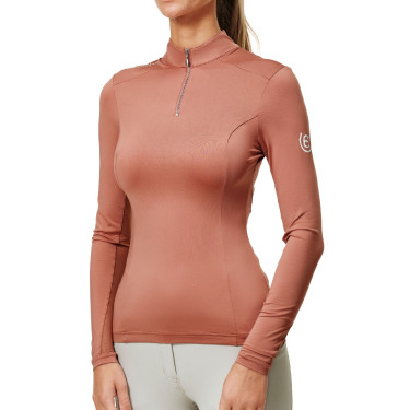 Base Layer Equestrian Stockholm Air Breeze Sunshirt mujer Coral Rosa