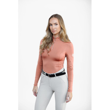 Base Layer Equestrian Stockholm Air Breeze Sunshirt mujer Coral Rosa