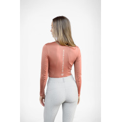Base Layer Equestrian Stockholm Air Breeze Sunshirt mujer Coral Rosa