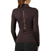 Base Layer Equestrian Stockholm Air Breeze Sunshirt mujer Marrón dorado Marr&amp;amp;amp;oacute;n