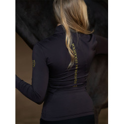 Base Layer Equestrian Stockholm Air Breeze Sunshirt mujer Marrón dorado Marr&amp;amp;amp;oacute;n