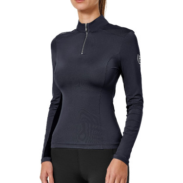Base Layer Equestrian Stockholm Air Breeze Sunshirt mujer Azul medianoche Azul marino Base Layer Equestrian Stockholm Air Breeze Sunshirt mujer Azul medianoche Azul marino