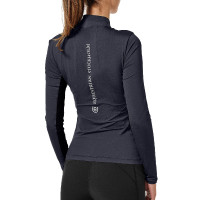 Base Layer Equestrian Stockholm Air Breeze Sunshirt mujer Azul medianoche Azul marino