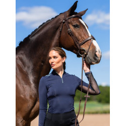Base Layer Equestrian Stockholm Air Breeze Sunshirt mujer Azul medianoche Azul marino Base Layer Equestrian Stockholm Air Breeze Sunshirt mujer Azul medianoche Azul marino