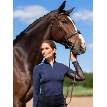 Base Layer Equestrian Stockholm Air Breeze Sunshirt mujer Azul medianoche Azul marino Base Layer Equestrian Stockholm Air Breeze Sunshirt mujer Azul medianoche Azul marino