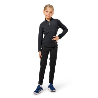 Capa base Equestrian Stockholm Air Breeze Sunshirt Young Rider Negro