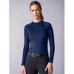 Camiseta térmica Equestrian Stockholm Dynamic para mujer de manga larga Rubor laguna