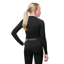 Capa base Equestrian Stockholm Dynamic Young Rider de manga larga Negro Capa base Equestrian Stockholm Dynamic Young Rider de manga larga Negro