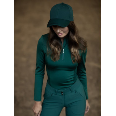 Capa base Equestrian Stockholm Vision de manga larga para mujer Verde sicómoro