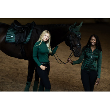 Capa base Equestrian Stockholm Vision de manga larga para mujer Verde sicómoro