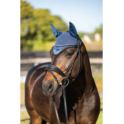 Bonete antimoscas Equestrian Stockholm Venecia oscura Azul