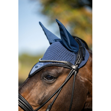 Bonete antimoscas Equestrian Stockholm Venecia oscura Azul